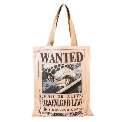 תיק וואן פיס דמויות WANTED פוסטר צוות כובעי הקש (2)